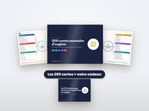 200 cartes mentales d'anglais (A1 à C1)