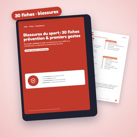 Blessures du sport : 30 fiches prévention & premiers gestes