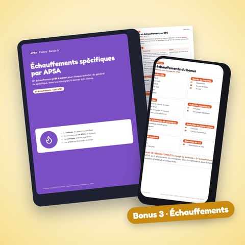 Bonus 3 — Échauffements spécifiques par APSA