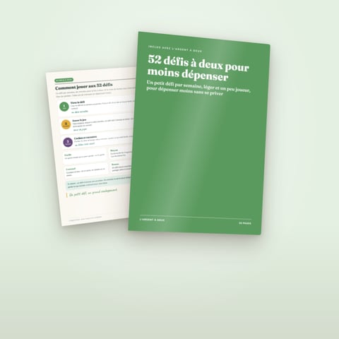 52 défis à deux pour moins dépenser