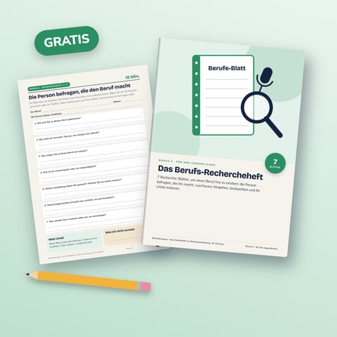 Das Berufs-Rechercheheft