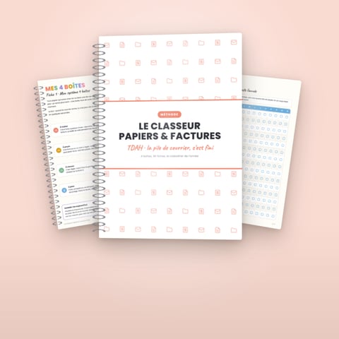 Le Classeur Papiers & Factures TDAH (40 pages)