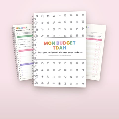 Mon Budget TDAH — le planner budget à imprimer (40 pages)