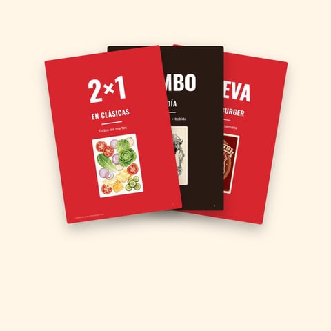 30 carteles de promo para vender más en el local