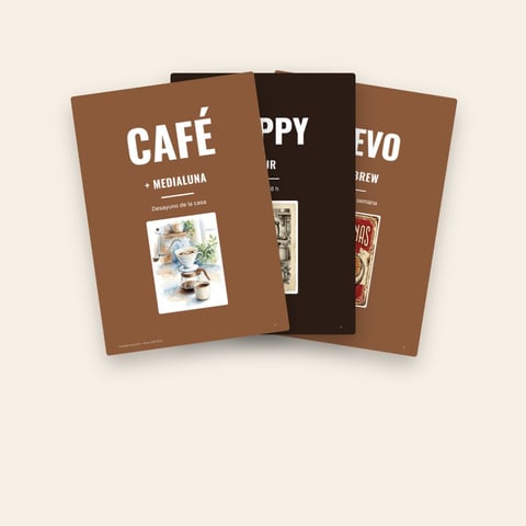 30 carteles de promo para tu cafetería