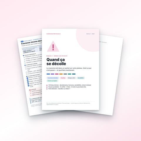 Bonus 2 — Quand ça se décolle : fiches de dépannage