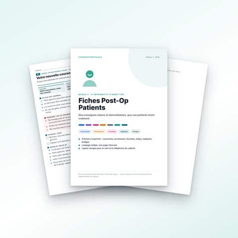 Bonus 3 — Fiches Post-Op Patients (à imprimer)