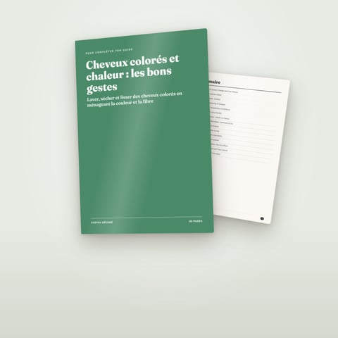 Cheveux colorés et chaleur : les bons gestes