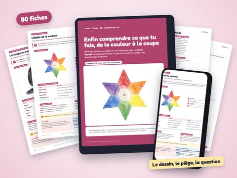 CoiffFiches : 80 fiches visuelles pour la coiffure
