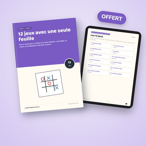Bonus 3 · 12 jeux avec une seule feuille