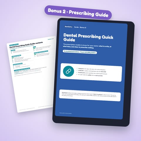Bonus 2 · Dental Prescribing Quick Guide