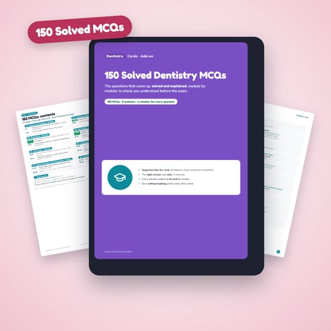 150 Solved Dentistry MCQs