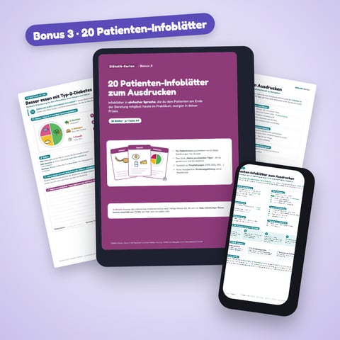 Bonus 3 — 20 Patienten-Infoblätter zum Ausdrucken