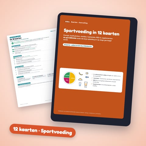 Sportvoeding in 12 kaarten