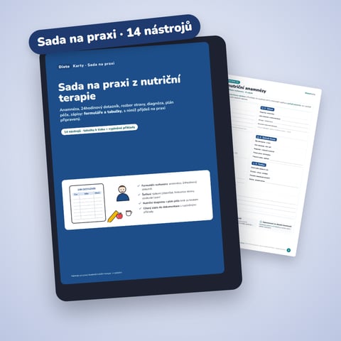 Sada na praxi z nutriční terapie – 14 nástrojů k vytištění