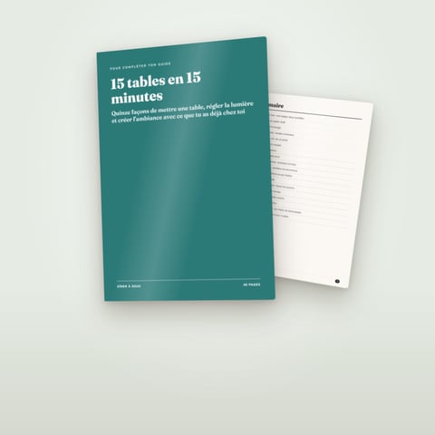 15 tables en 15 minutes