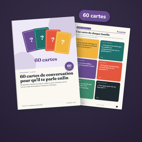 60 cartes de conversation pour qu'il te parle enfin
