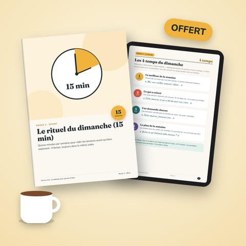Bonus 3 · Le rituel du dimanche (15 min)