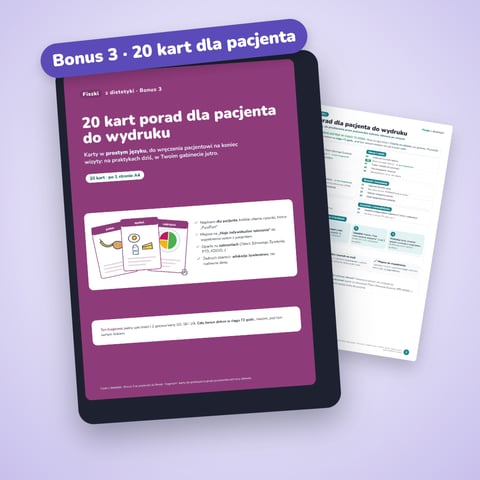 Bonus 3 · 20 kart porad dla pacjenta do wydruku