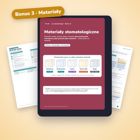 Bonus 3 · Materiały stomatologiczne