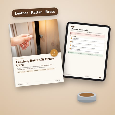 Leather, Rattan & Brass Care