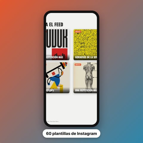 Kit Instagram del local — 60 plantillas de posts y stories