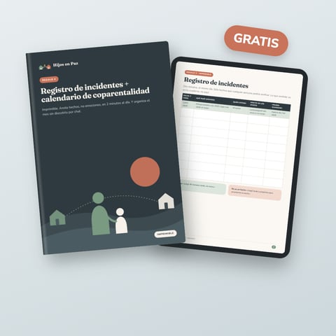 Regalo 3 · Registro de incidentes + calendario de coparentalidad (imprimible)
