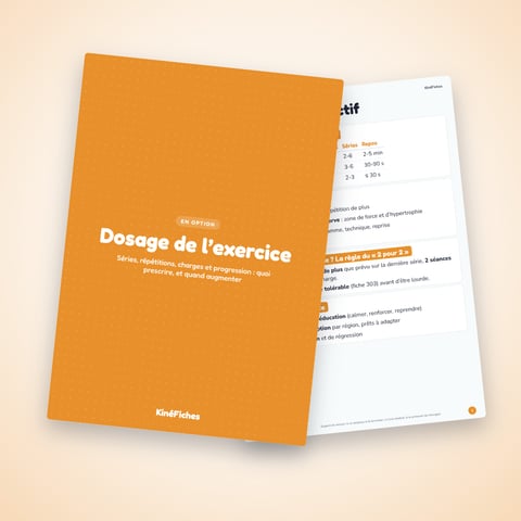 Dosage de l'exercice : séries, charges et progression en fiches