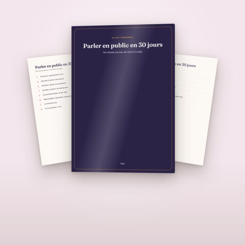 Parler en public en 30 jours