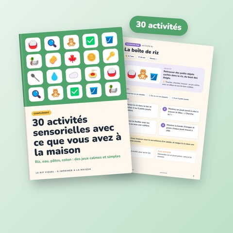 30 activités sensorielles avec ce que vous avez à la maison