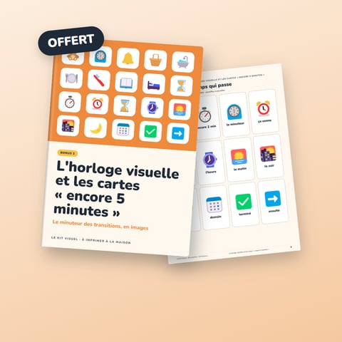 Bonus 2 — L'horloge visuelle et les cartes « encore 5 minutes »
