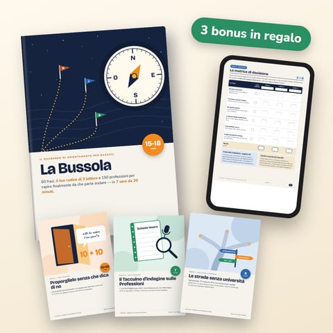 La Bussola — il quaderno di orientamento per ragazzi dai 15 ai 18 anni
