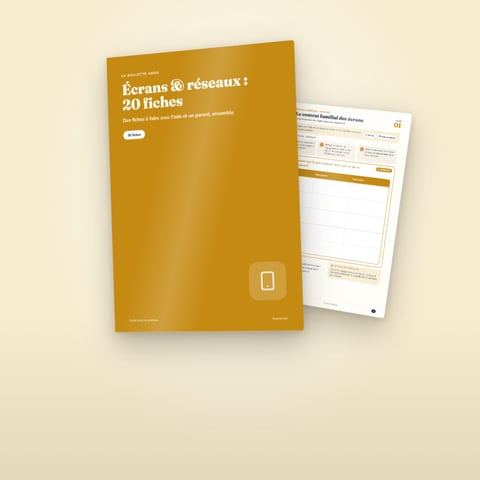 Écrans & réseaux : 20 fiches à faire avec l'ado et un parent