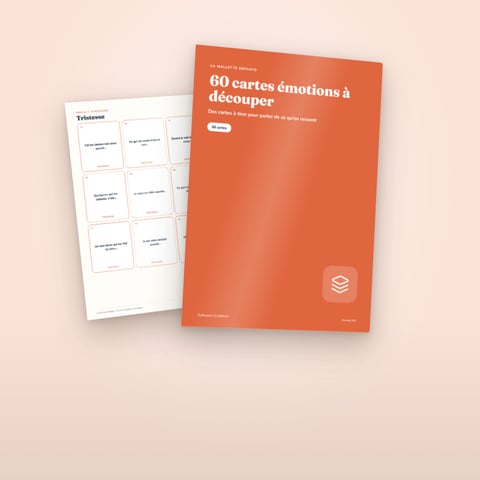 60 cartes émotions à découper