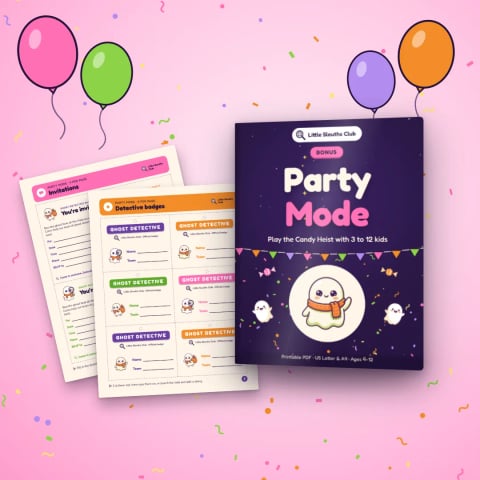Bonus: Party Mode — play the mystery with 3 to 12 kids