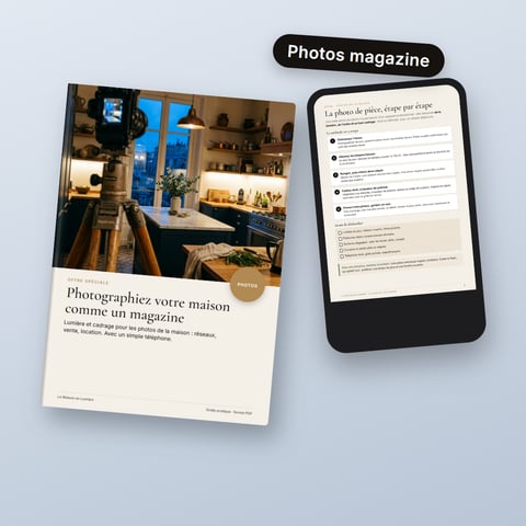 Photographiez votre maison comme un magazine