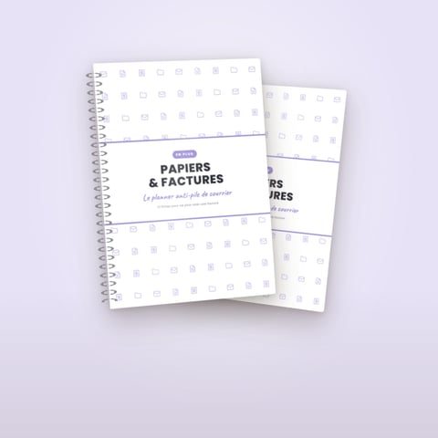 12 fiches Papiers & factures pour ne plus rater une facture