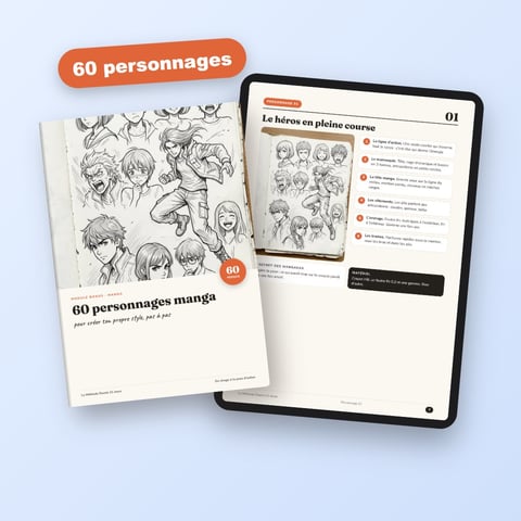 60 personnages manga pour créer ton propre style
