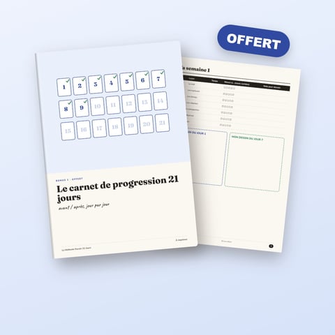 Bonus 1 · Le Carnet de progression 21 jours