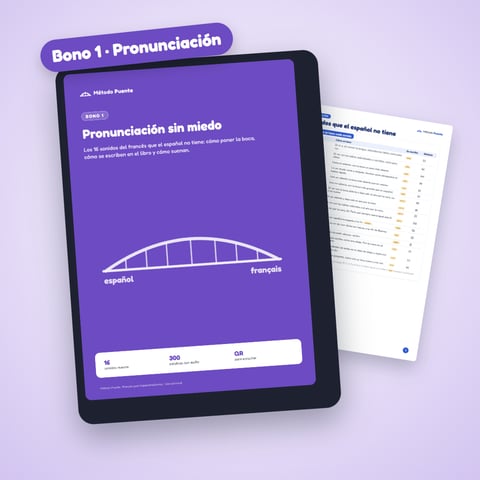 Bono 1 · Pronunciación sin miedo: los 16 sonidos que el español no tiene (con audios)