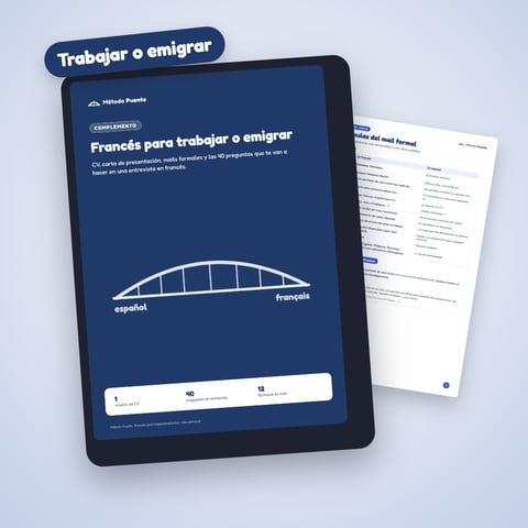 Francés para trabajar o emigrar: CV, carta, mails y 40 preguntas de entrevista