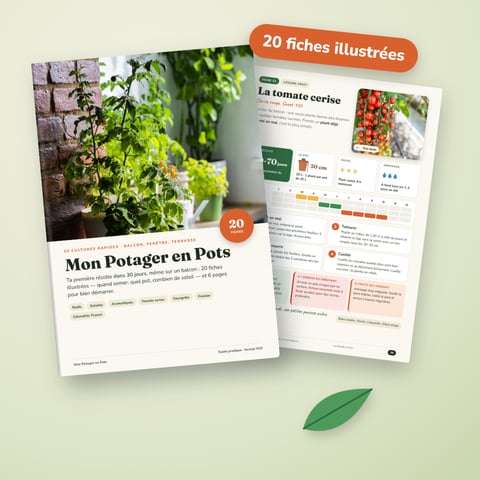 Mon Potager en Pots — 20 fiches de cultures rapides