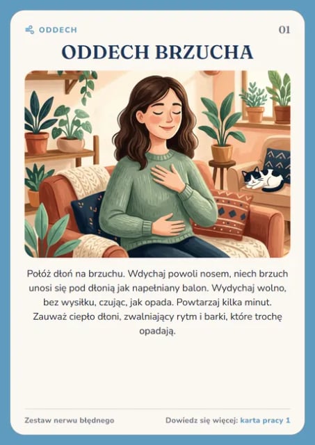 64 karty nerwu błędnego (ekran)