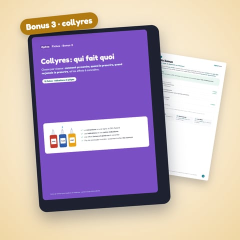 Collyres : qui fait quoi
