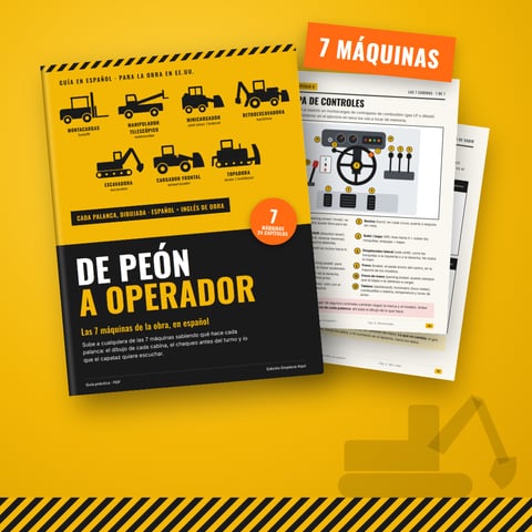 De Peón a Operador — Las 7 máquinas de la obra, en español