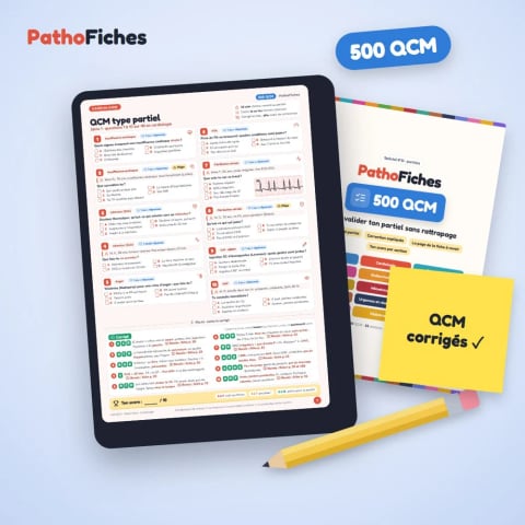 500 QCM corrigés pour valider ton partiel sans rattrapage