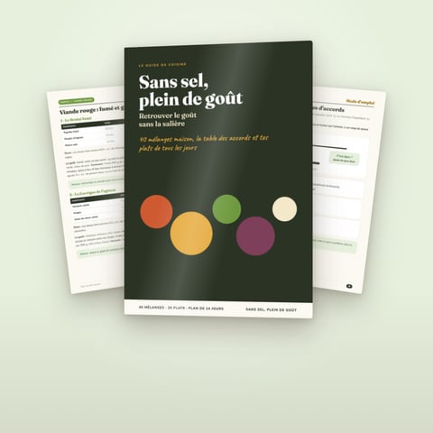 Sans sel, plein de goût