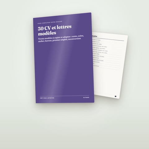 30 CV et lettres modèles pour ne plus partir d’une page blanche