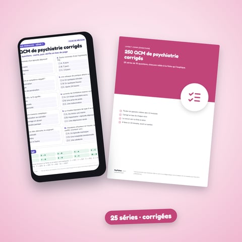 250 QCM de psychiatrie corrigés