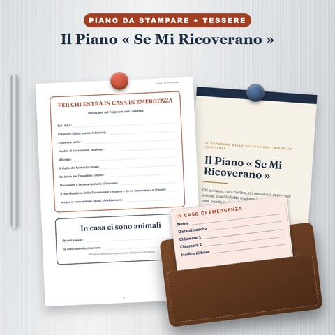 Il Piano « Se Mi Ricoverano »